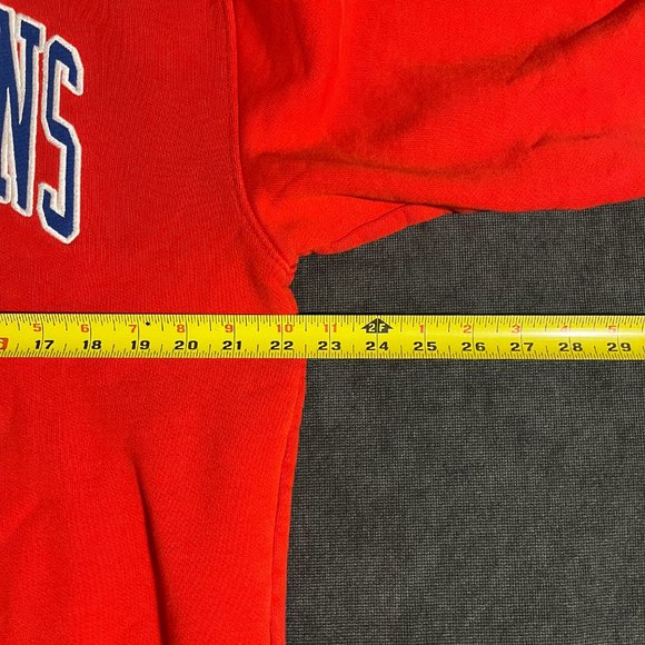 Tommy Jeans Red Embroidered Pullover (L) - Picture 3 of 4